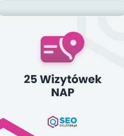25 Wizytówek NAP