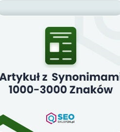 Artykuł z synonimami 1000-3000 znaków