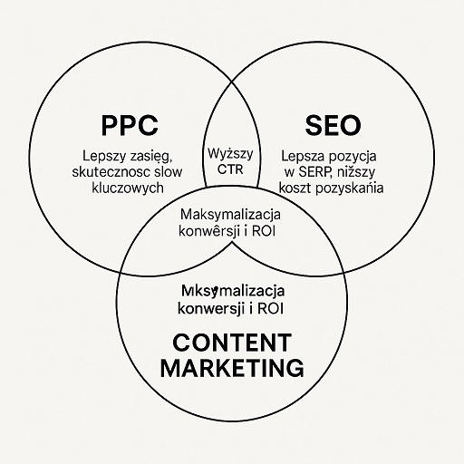integracja PPC, SEO i Content Marketingu