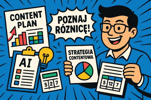 czym się różni content plan od strategii contentowej