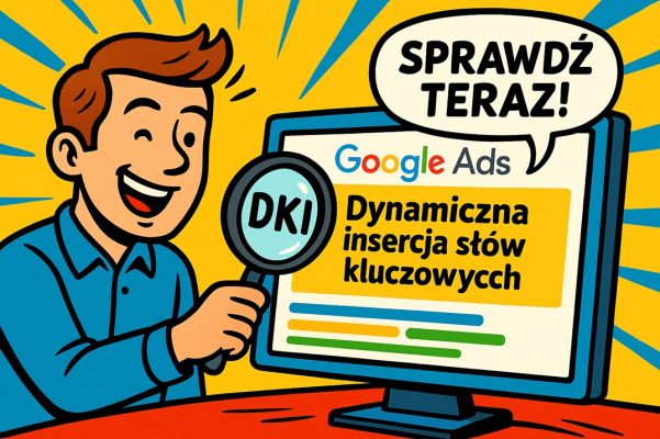 jak działa dynamiczna insercja słów kluczowych Google Ads