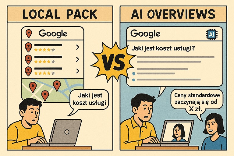 Google Local Pack vs AI Overviews