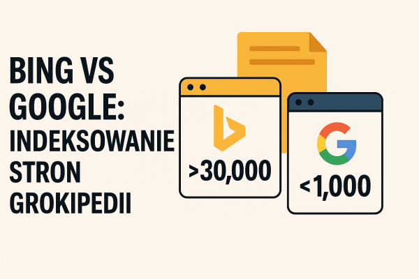 google-indeksuje-tresci-ai-grokipedia-bing-porownanie