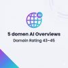 SEOsklep24.pl: 5 domen AI Overviews o Domain Rating 43–45 do publikacji artykułów sponsorowanych i linkowania w Google Organic