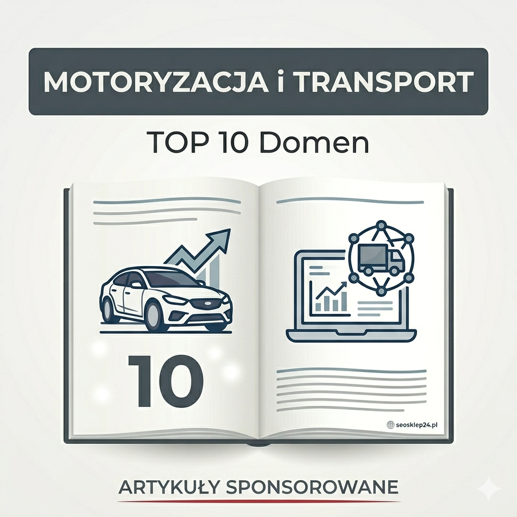 Miniatura oferty publikacji sponsorowanych dla branży motoryzacja i transport w pakiecie TOP 10 domen.