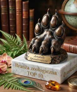 Grafika wyróżniająca ofertę artykułów sponsorowanych dla branży zoologicznej z pakietem TOP 10 domen tematycznych