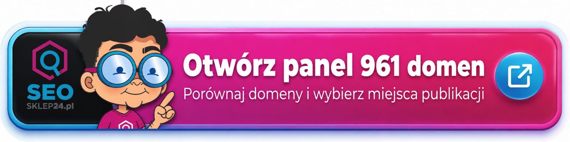 Otwórz panel 961 domen i porównaj wskaźniki oraz miejsca publikacji artykułów sponsorowanych