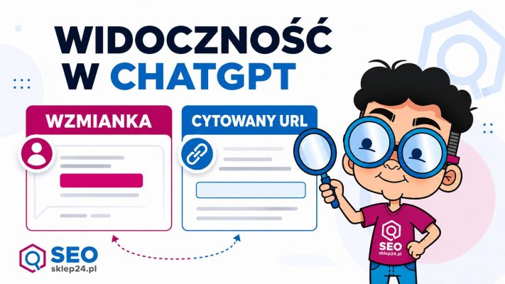 Hipek analizujący wzmiankę marki i cytowany URL jako dwa sygnały widoczności strony w ChatGPT.