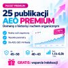 25 publikacji AEO PREMIUM na domenach z historią i ruchem organicznym