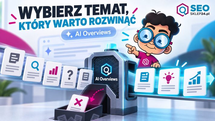 Wybór tematów blogowych przy AI Overviews przed decyzją o publikacji